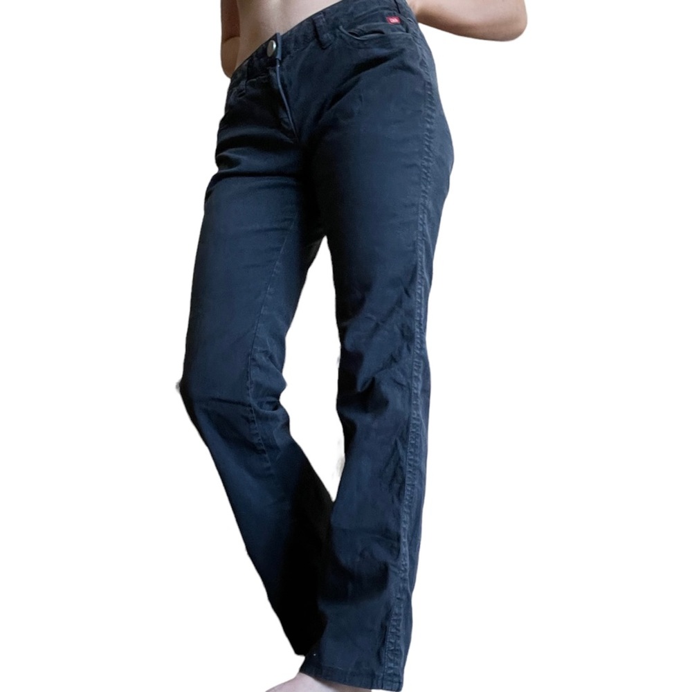 VINTAGE Y2K MISS SIXTY MARY J BLACK LOW RISE BOOTCUT FLARE JEANS size 29